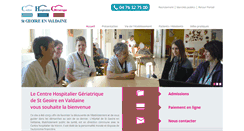 Desktop Screenshot of ch-st-geoire-valdaine.fr